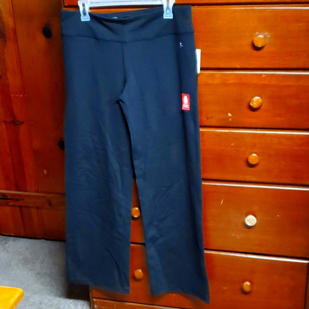 Danskin sz L 12/14 black active workout yoga pants
